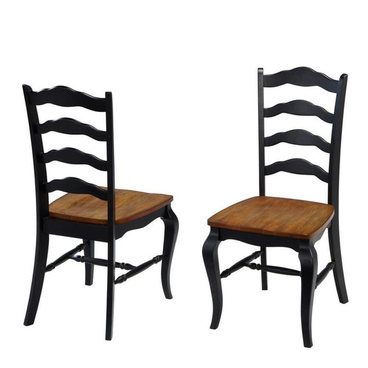Homestyles Furniture - French Countryside Black Chair (Set of 2) - 5519-802 veiw 2