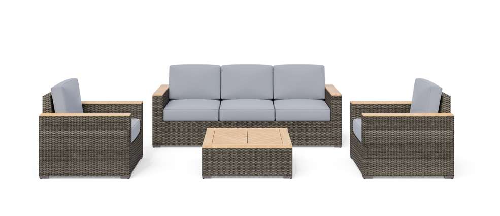 Homestyles Furniture - Boca Raton Outdoor Sofa Set - 6801-30-11D-21 veiw 1