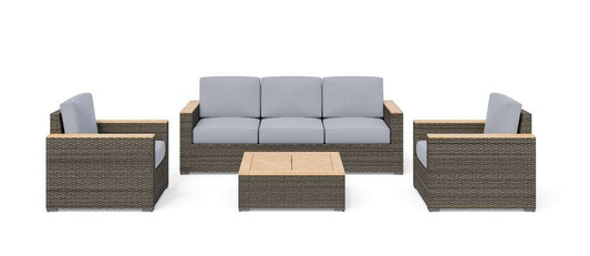 Homestyles Furniture - Boca Raton Outdoor Sofa Set - 6801-30-11D-21 veiw 1