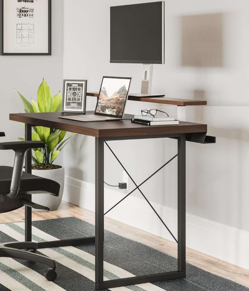 Homestyles Furniture - Merge Desk with Monitor Stand - 5450-152 veiw 1
