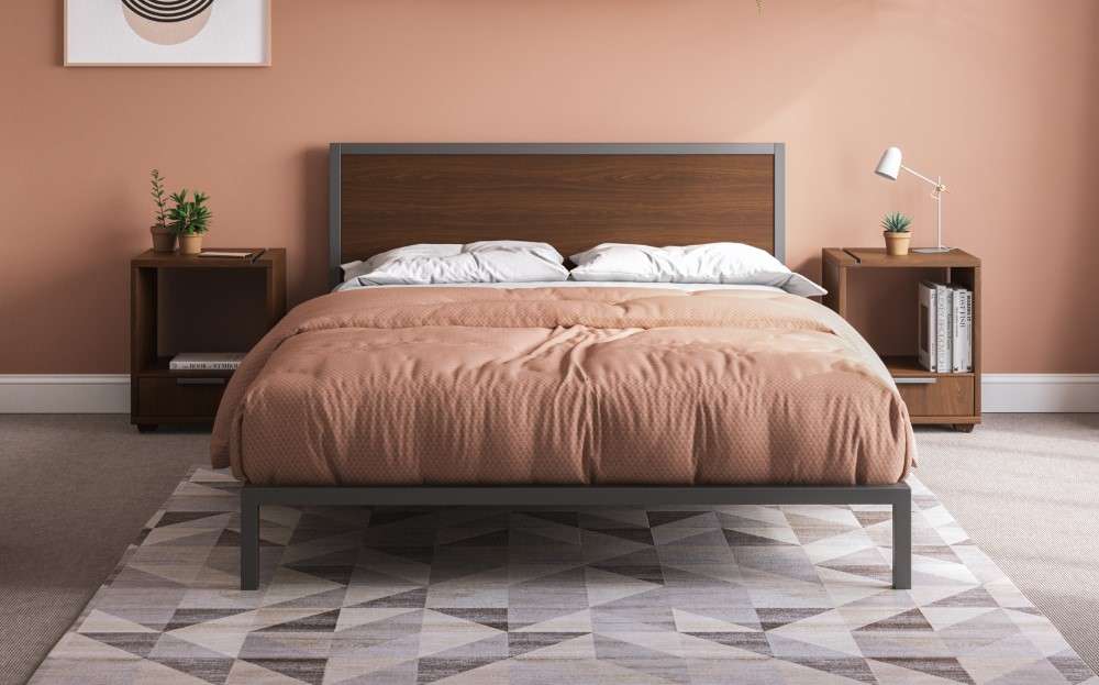 Homestyles Furniture - Merge Queen Bed with Two Nightstands - 5450-5015 veiw 1