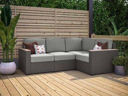 HomeStyles Furniture - Outdoor 4 Seat Sectional - 6801-40 veiw 3