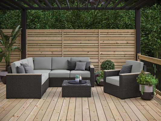 HomeStyles Furniture - Outdoor 5 Seat Sectional - 6801-41 veiw 2