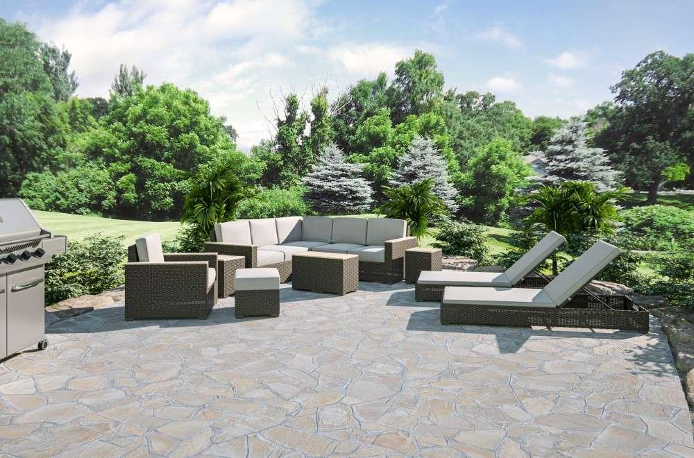 HomeStyles Furniture - Outdoor 5 Seat Sectional - 6801-41 veiw 4