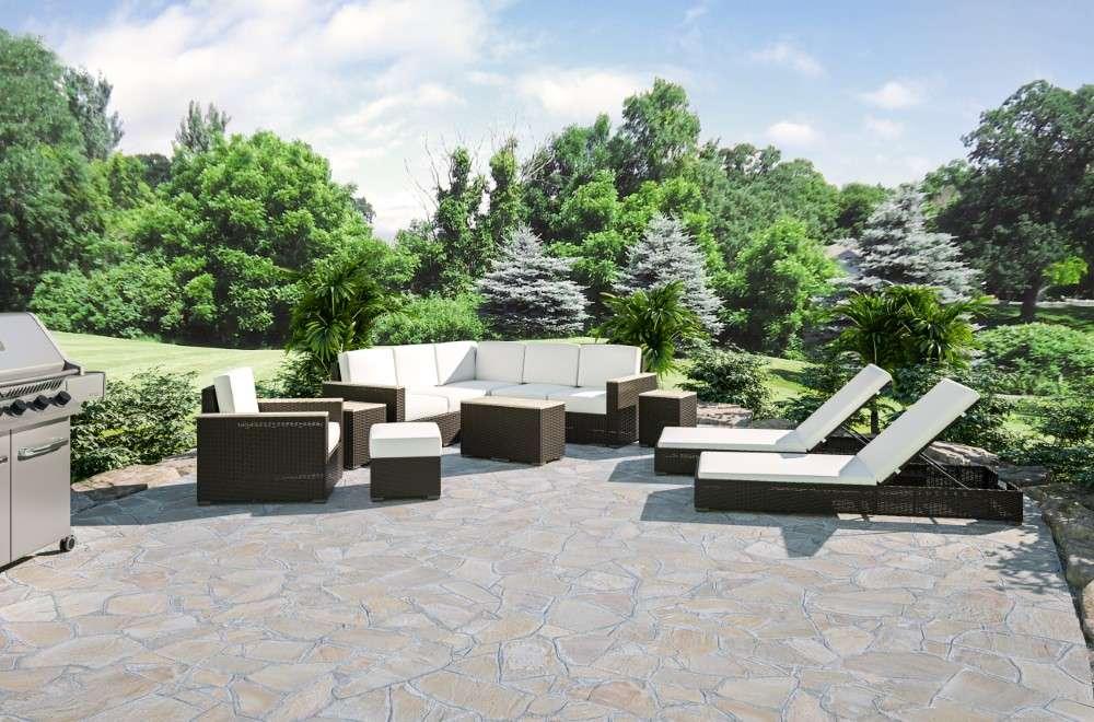 HomeStyles Furniture - Outdoor 5 Seat Sectional - 6800-41 veiw 4