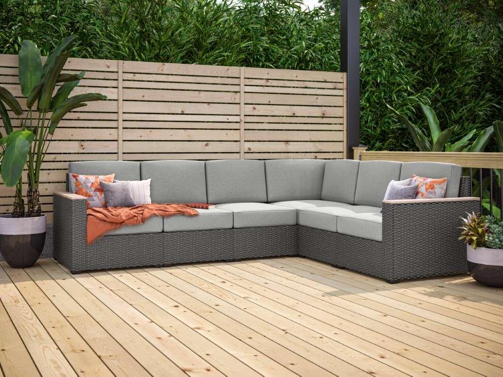 HomeStyles Furniture - Outdoor 6 Seat Sectional - 6801-42 veiw 2
