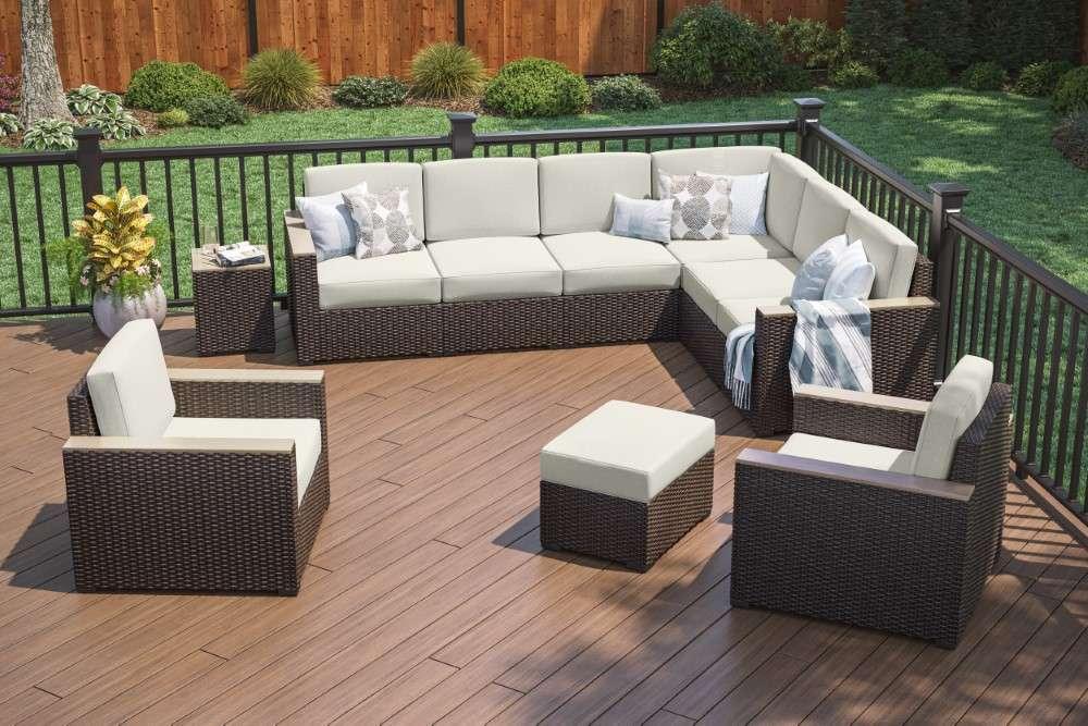 HomeStyles Furniture - Outdoor 6 Seat Sectional - 6800-42 veiw 4
