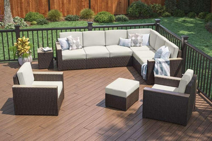 HomeStyles Furniture - Outdoor 6 Seat Sectional - 6800-42 veiw 4