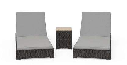 HomeStyles Furniture - Outdoor Chaise Lounge Pair and Side Table - 6801-83D-T veiw 4