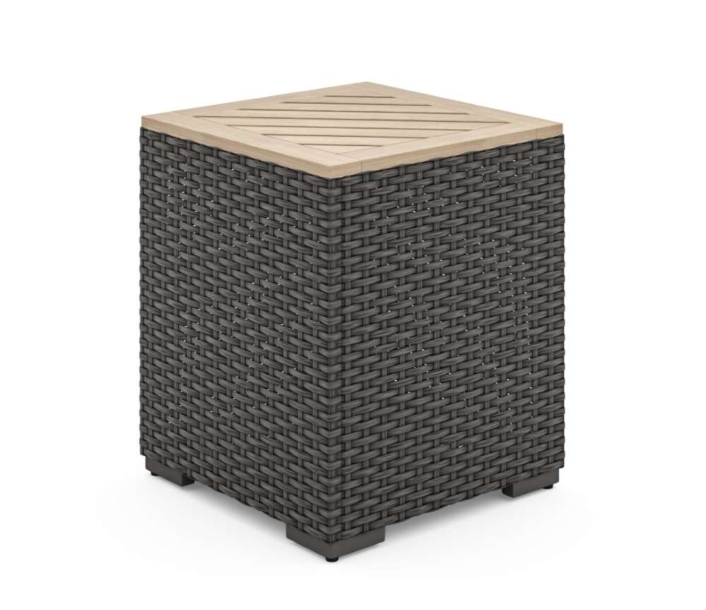 HomeStyles Furniture - Outdoor Loveseat, Arm Chair Pair and Two Side Tables - 6801-11D6-TD veiw 2