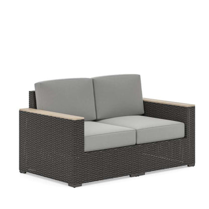 HomeStyles Furniture - Outdoor Loveseat, Arm Chair Pair and Two Side Tables - 6801-11D6-TD veiw 3