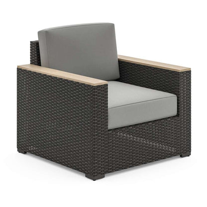 HomeStyles Furniture - Outdoor Loveseat, Arm Chair Pair and Two Side Tables - 6801-11D6-TD veiw 4