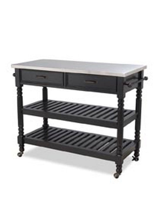 Homestyles Furniture - General Line Black Kitchen Cart - 5218-951 veiw 1