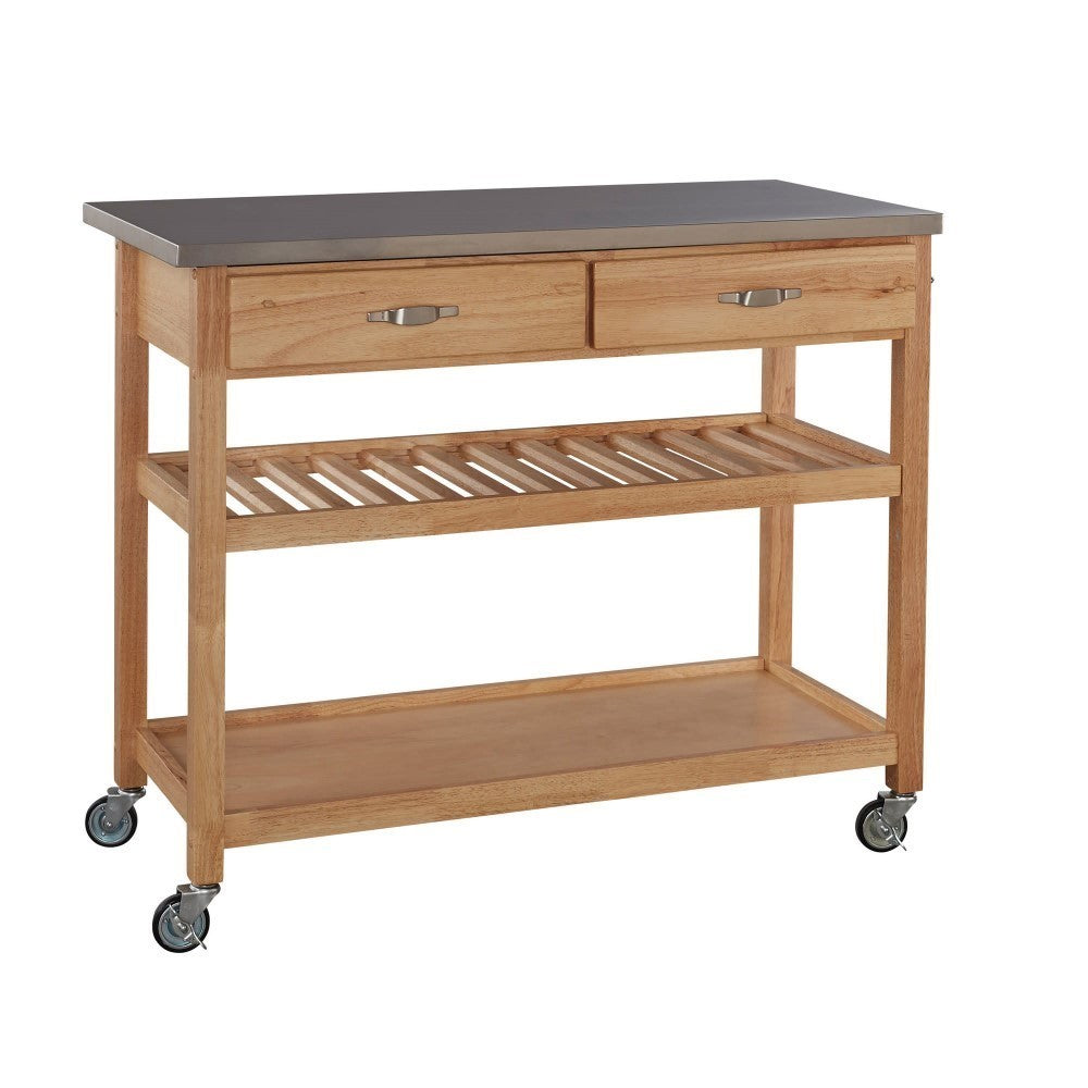 Homestyles Furniture - General Line Brown Kitchen Cart - 5217-95 veiw 1