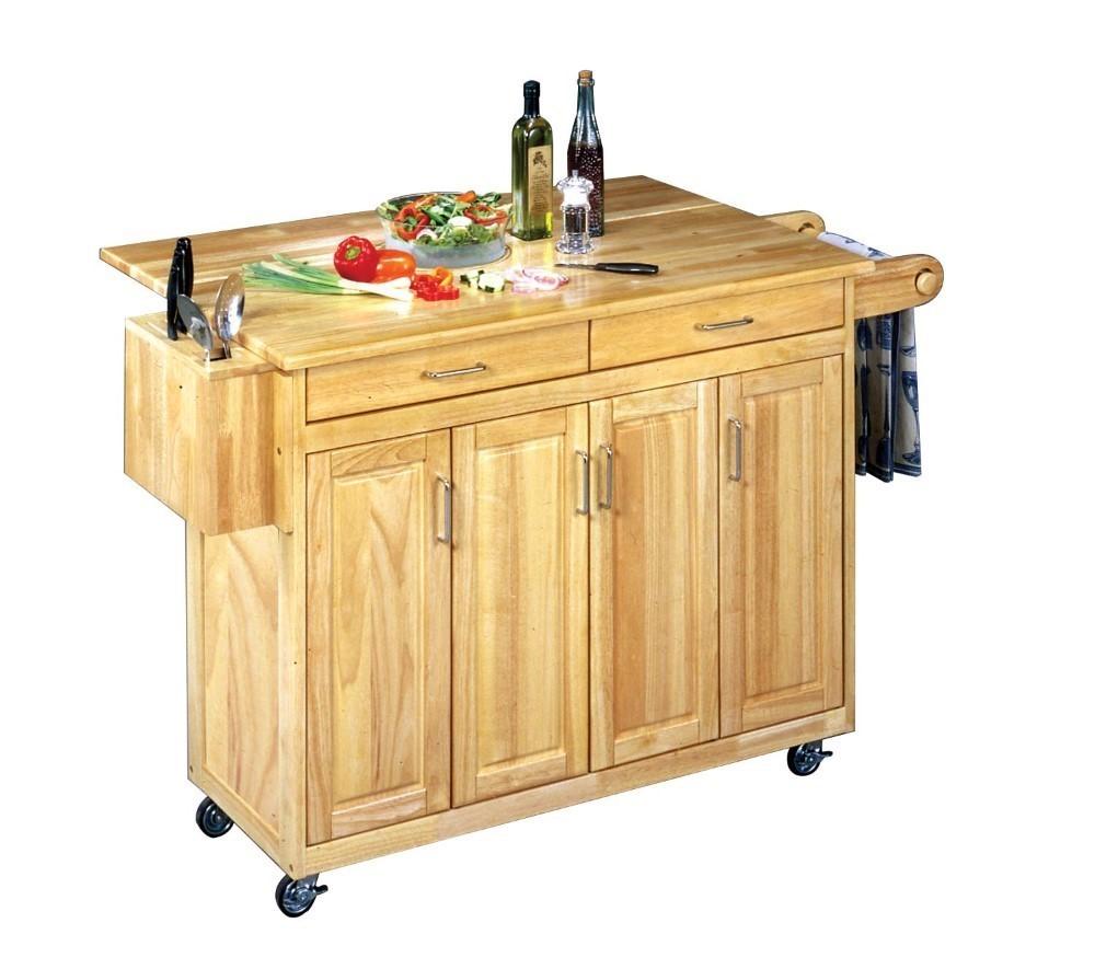 Homestyles Furniture - General Line Brown Kitchen Cart - 5023-95 veiw 1
