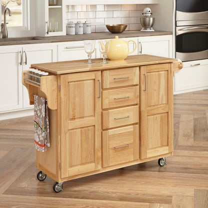 Homestyles Furniture - General Line Brown Kitchen Cart - 5089-95 veiw 2