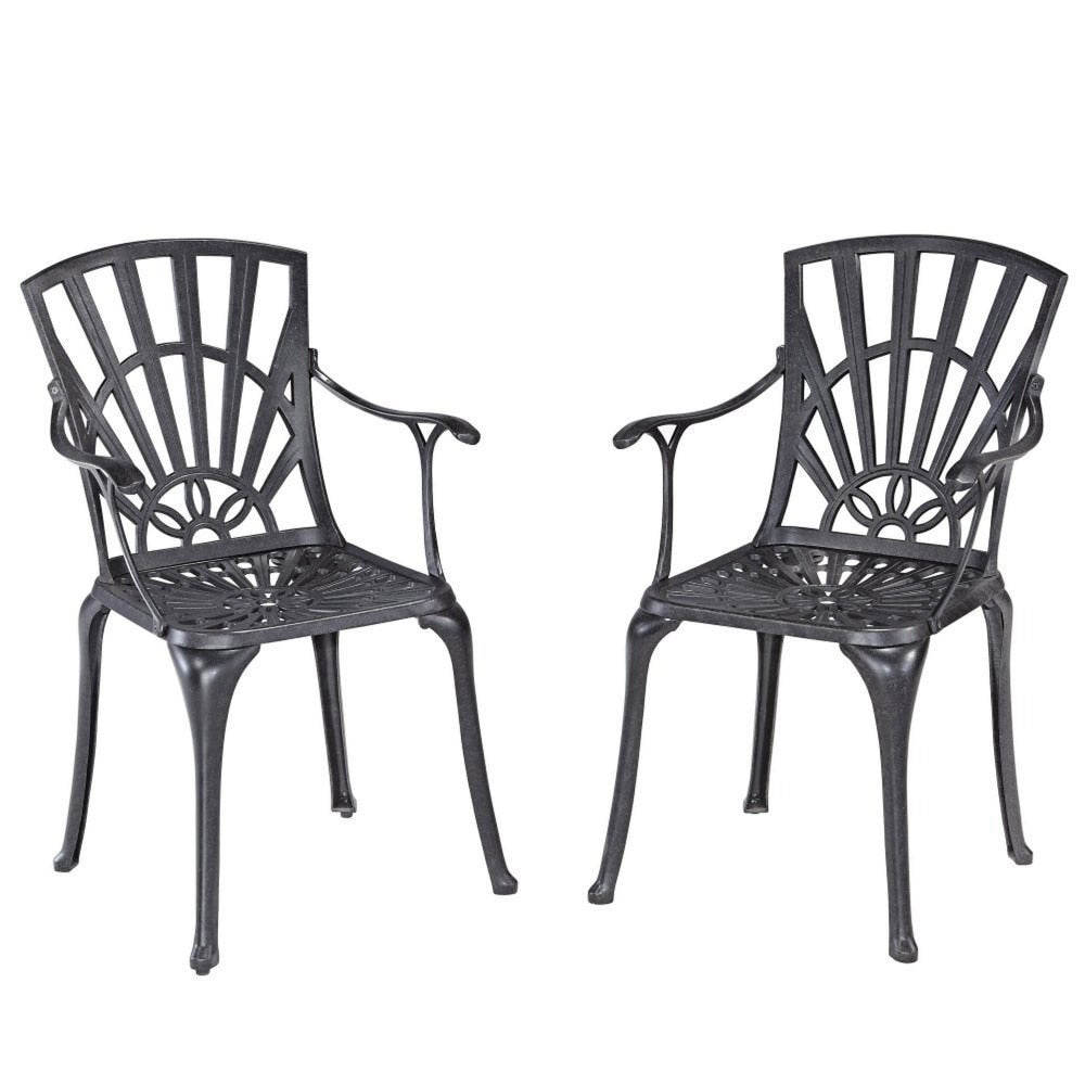 Homestyles Furniture - Grenada Gray Chair (Set of 2) - 6660-80 veiw 1