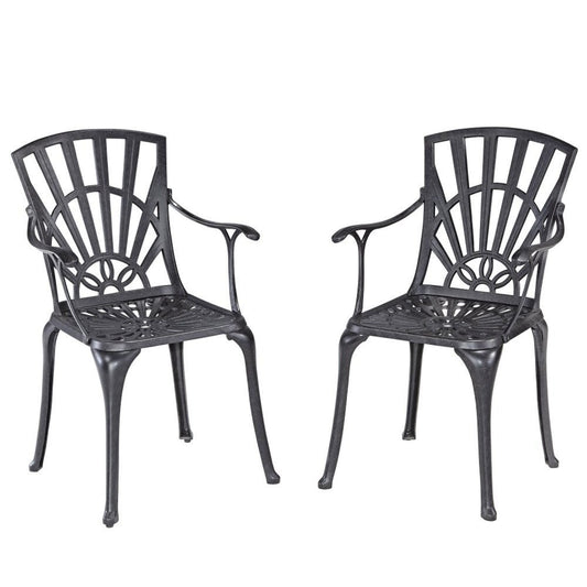 Homestyles Furniture - Grenada Gray Chair (Set of 2) - 6660-80 veiw 1