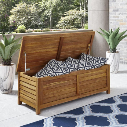 Homestyles Furniture - Maho Brown Deck Box - 5663-25 veiw 2
