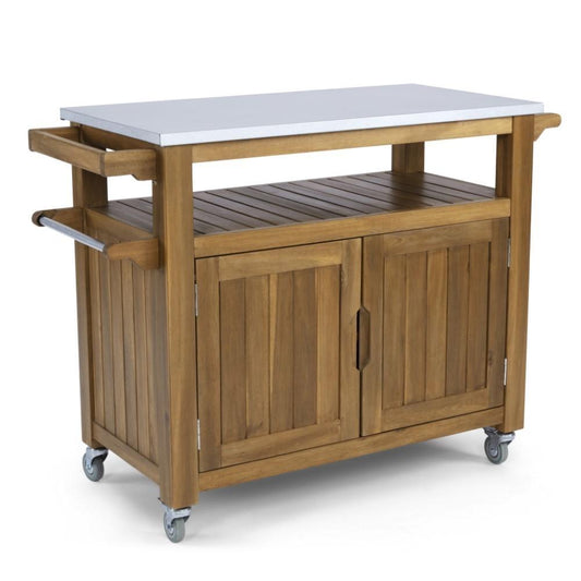 Homestyles Furniture - Maho Brown Kitchen Cart - 5663-95 veiw 1