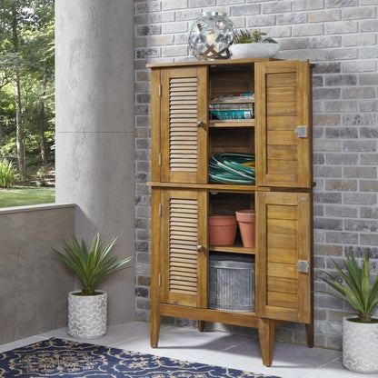 Homestyles Furniture - Maho Brown Storage Cabinet - 5663-27 veiw 2