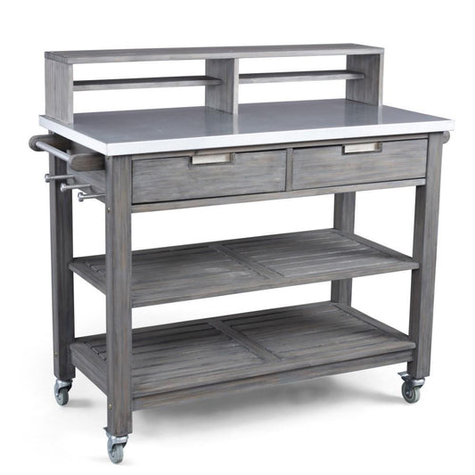 Homestyles Furniture - Maho Gray Potting Bench - 5664-91 veiw 1