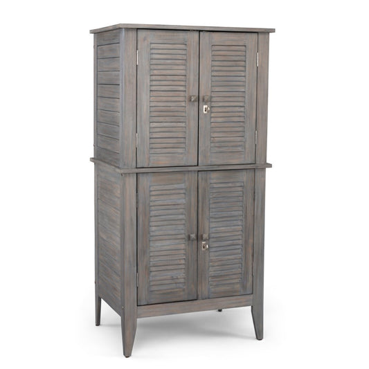 Homestyles Furniture - Maho Gray Storage Cabinet - 5664-27 veiw 1