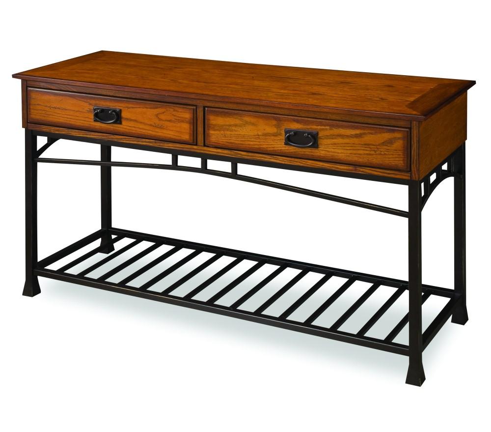 Homestyles Furniture - Modern Craftsman Brown Console Table - 5050-22 veiw 2