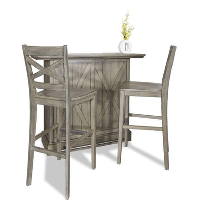 Homestyles - Mountain Lodge Gray 3 Piece Bar Set - 5525-998 veiw 1