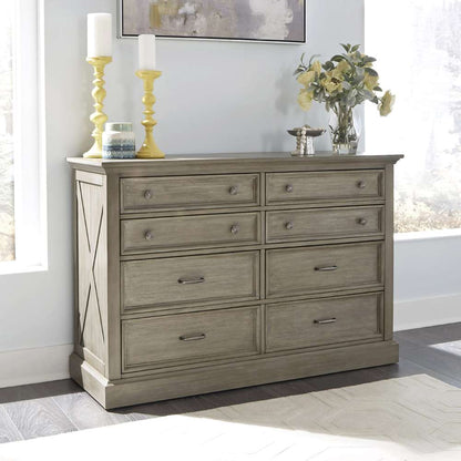 Homestyles - Mountain Lodge Gray Dresser - 5525-43 veiw 2
