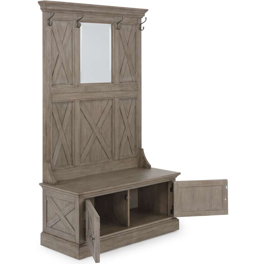 Homestyles - Mountain Lodge Gray Hall Tree - 5525-49 veiw 4