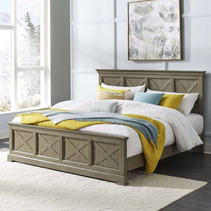 Homestyles - Mountain Lodge Gray King Bed - 5525-600 veiw 3