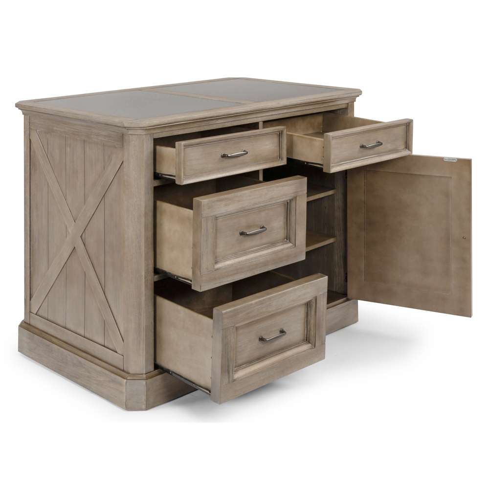 Homestyles - Mountain Lodge Gray Kitchen Island - 5525-94 veiw 4