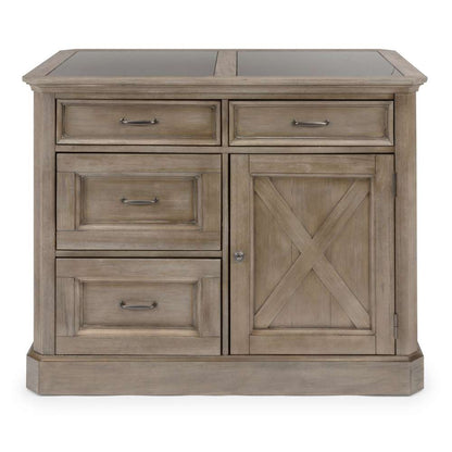 Homestyles - Mountain Lodge Gray Kitchen Island - 5525-94 veiw 6