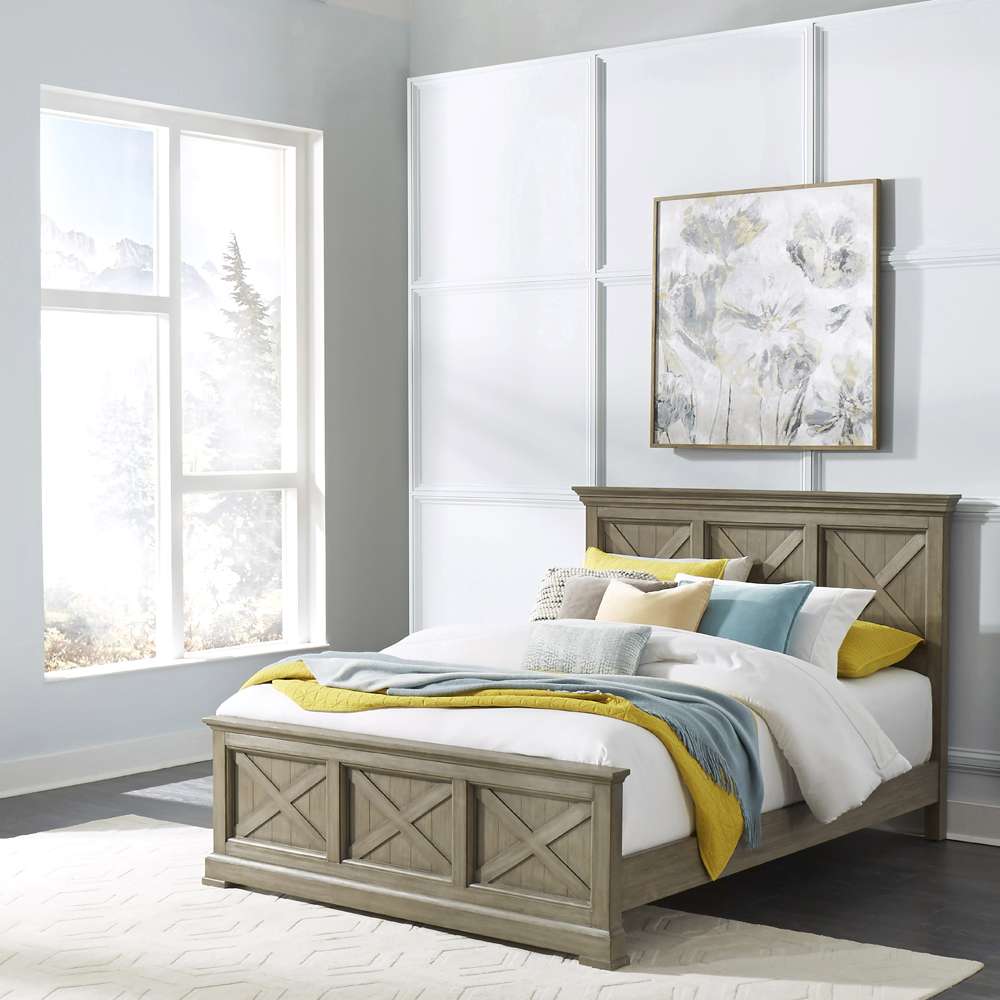 Homestyles - Mountain Lodge Gray Queen Bed - 5525-500 veiw 2