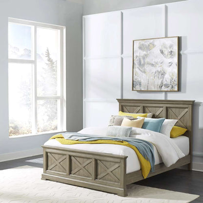 Homestyles - Mountain Lodge Gray Queen Bed - 5525-500 veiw 2