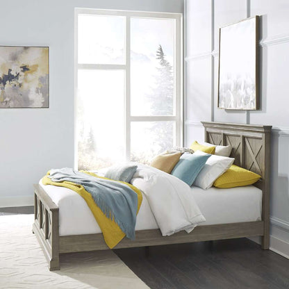 Homestyles - Mountain Lodge Gray Queen Bed - 5525-500 veiw 3