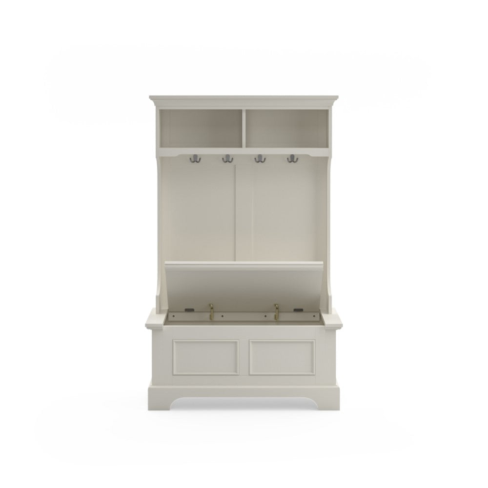 Homestyles Furniture - Naples White Hall Tree - 5530-49 veiw 5