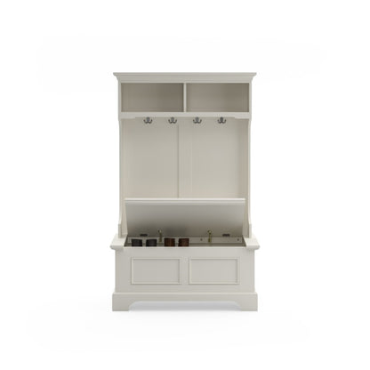 Homestyles Furniture - Naples White Hall Tree - 5530-49 veiw 6