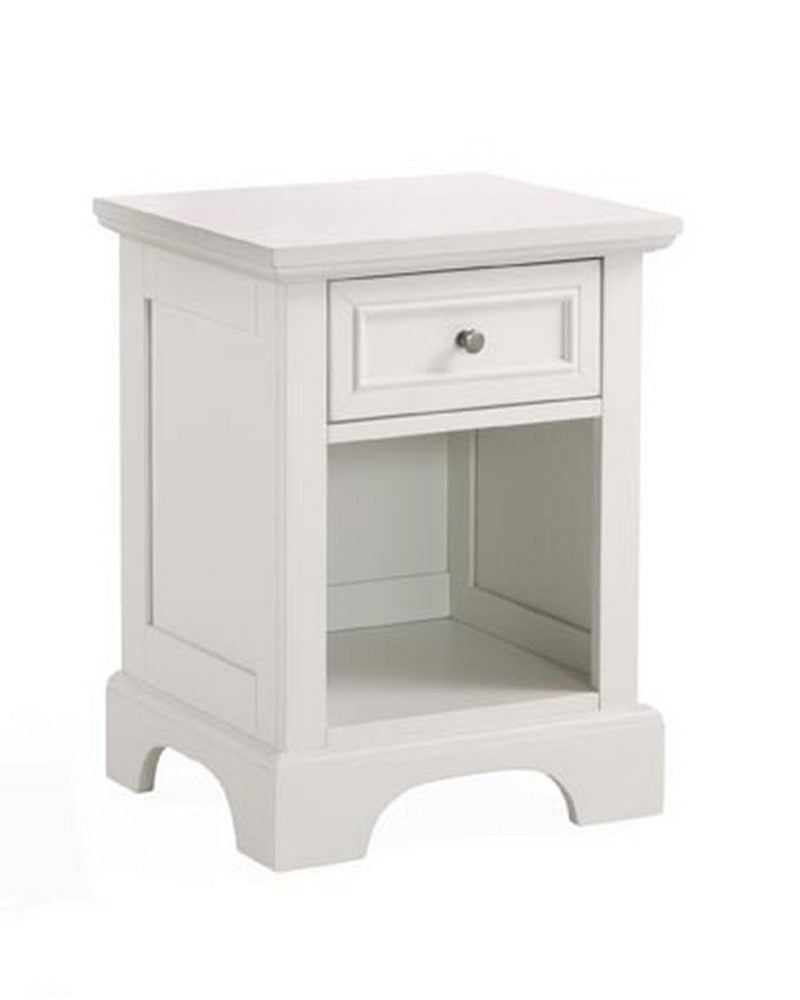Homestyles Furniture - Naples White Nightstand - 5530-42 veiw 2