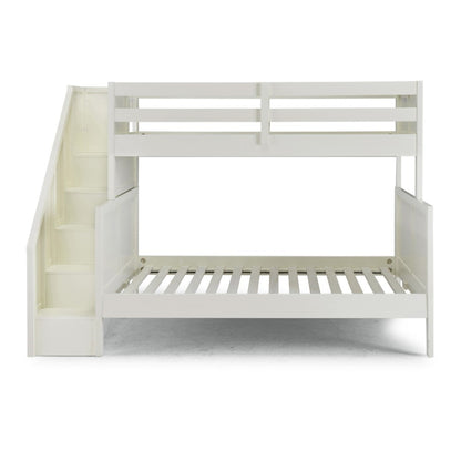 Homestyles Furniture - Naples White Twin Over Full Bunk Bed - 5530-56 veiw 6