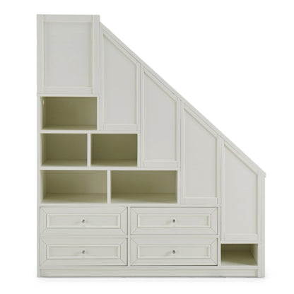 Homestyles Furniture - Naples White Twin Over Full Bunk Bed - 5530-56 veiw 7
