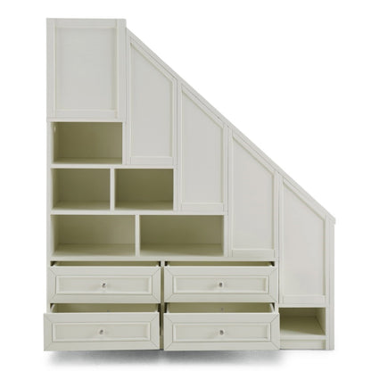 Homestyles Furniture - Naples White Twin Over Full Bunk Bed - 5530-56 veiw 8