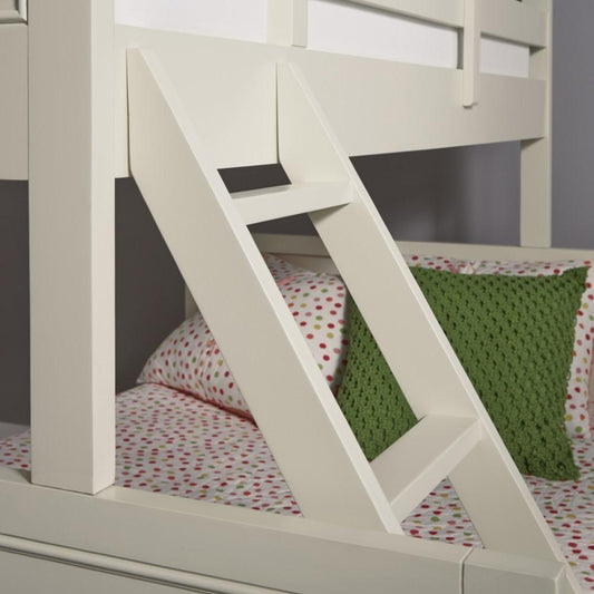 Homestyles Furniture - Naples White Twin Over Full Bunk Bed - 5530-55 veiw 2