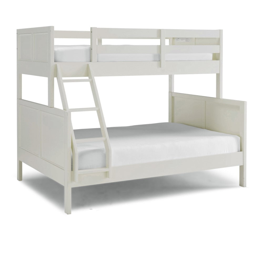 Homestyles Furniture - Naples White Twin Over Full Bunk Bed - 5530-55 veiw 4