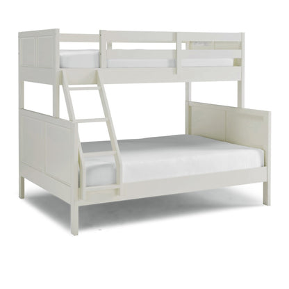 Homestyles Furniture - Naples White Twin Over Full Bunk Bed - 5530-55 veiw 4