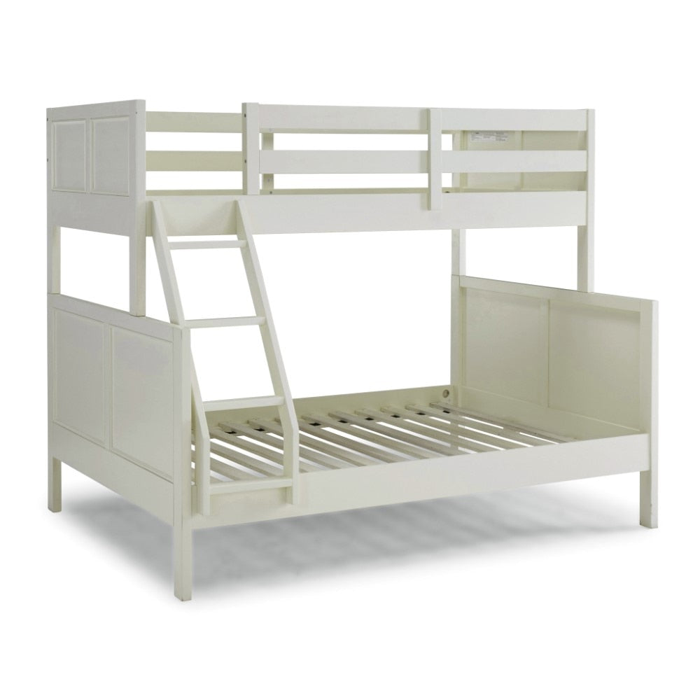 Homestyles Furniture - Naples White Twin Over Full Bunk Bed - 5530-55 veiw 5