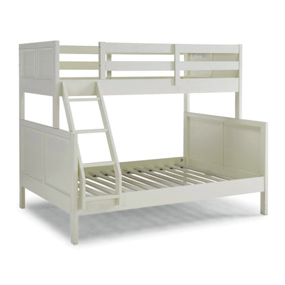 Homestyles Furniture - Naples White Twin Over Full Bunk Bed - 5530-55 veiw 5