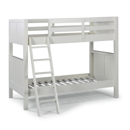 Homestyles Furniture - Naples White Twin Over Twin Bunk Bed - 5530-54 veiw 3