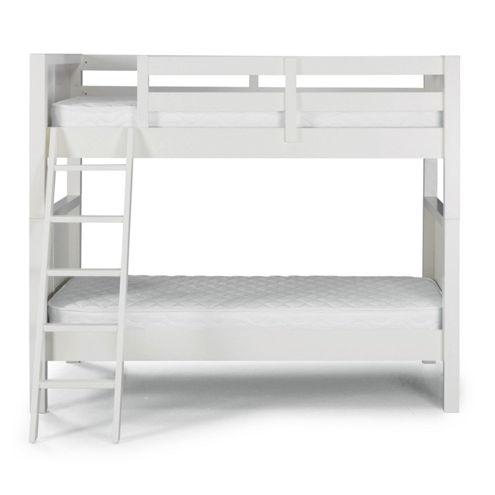 Homestyles Furniture - Naples White Twin Over Twin Bunk Bed - 5530-54 veiw 4